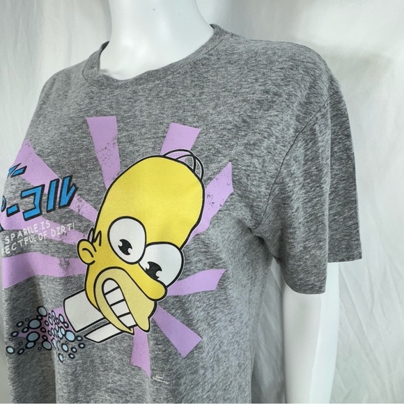 The Simpsons Women’s Japanese Mr. Sparkle Homer Simpson Tee - Picture 2 of 6